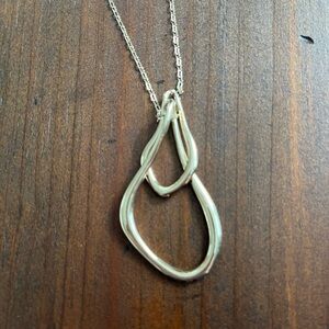 ✨2/$20 | Francesca's Collections Gold Necklace with Loop Pendant